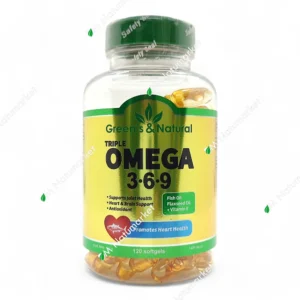 Triple Omega 3-6-9 Green's & Natural 120 cápsulas blandas salud cardiovascular suplemento en Ecuador