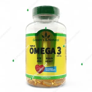 Triple Omega 3 Green's & Natural 120 cápsulas blandas omega 3 epa dha suplemento en Ecuador