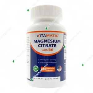 Citrato de Magnesio + B6 Vitamatic 180 cápsulas mineral suplemento en Ecuador