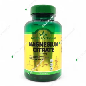 Citrato de Magnesio Green’s & Natural 100 cápsulas blandas mineral suplemento en Ecuador