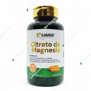 Citrato de Magnesio Labmac 120 cápsulas mineral suplemento en Ecuador