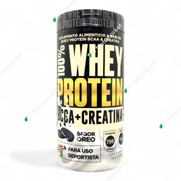 Proteína Whey MonVerd 750 g polvo sabor oreo Rendimiento deportivo suplemento en Ecuador