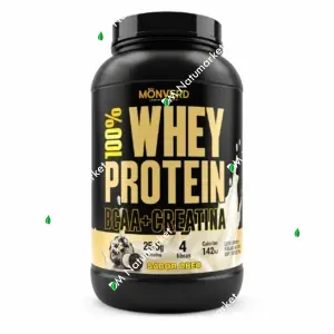 Proteína Whey MonVerd 4 libras tarro polvo sabor oreo rendimiento deportivo suplemento en Ecuador