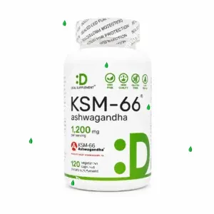 Ashwagandha KSM-66 Deal Supplement 120 cápsulas relajación y sueño suplemento en Ecuador