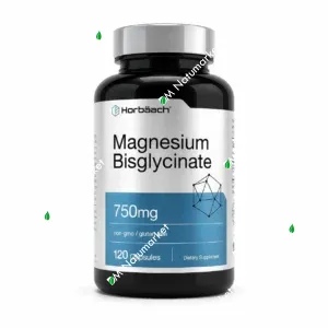 Bisglicinato de Magnesio Horbaach 120 cápsulas minerales y electrolitos suplemento en Ecuador