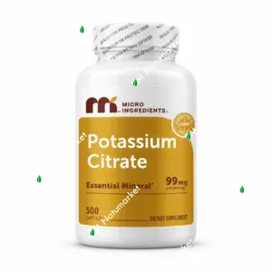 Citrato de Potasio Micro Ingredients 500 cápsulas Minerales y Electrolitos suplemento en Ecuador