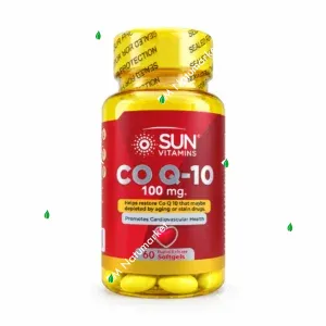 Coenzima Q-10 100 mg Sun Vitamins 60 cápsulas blandas